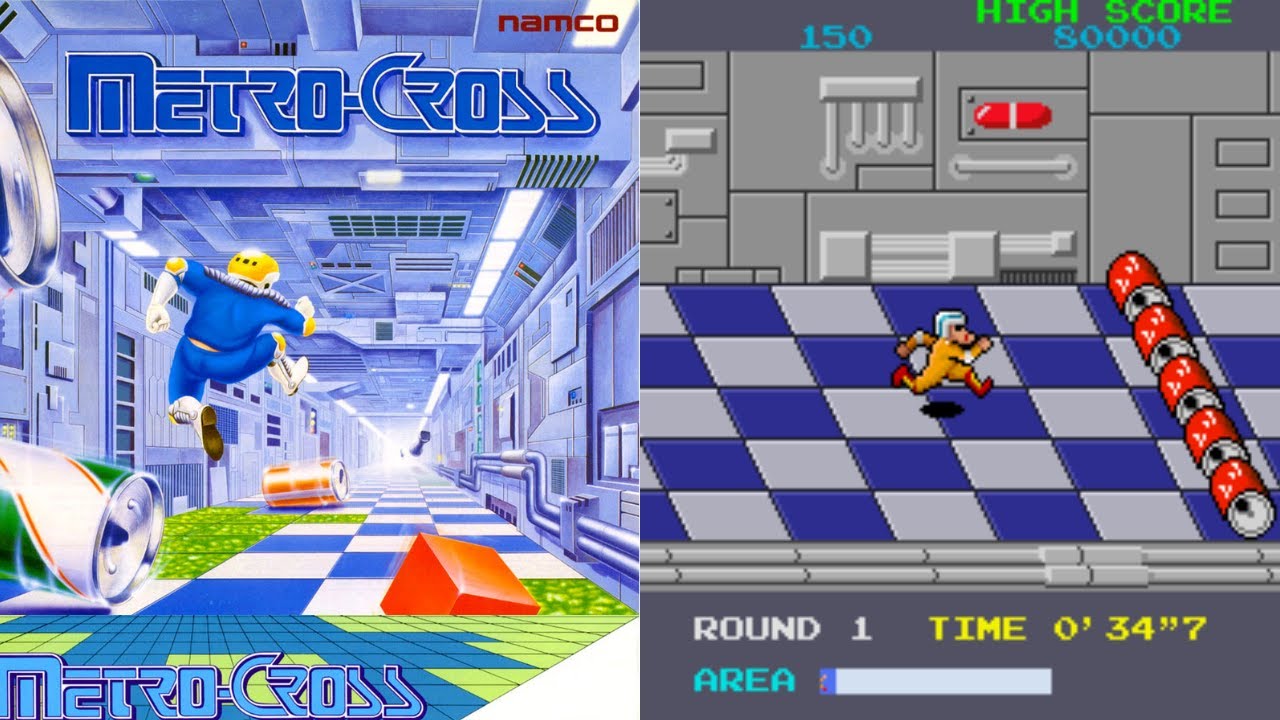 Metro-Cross Arcade Game