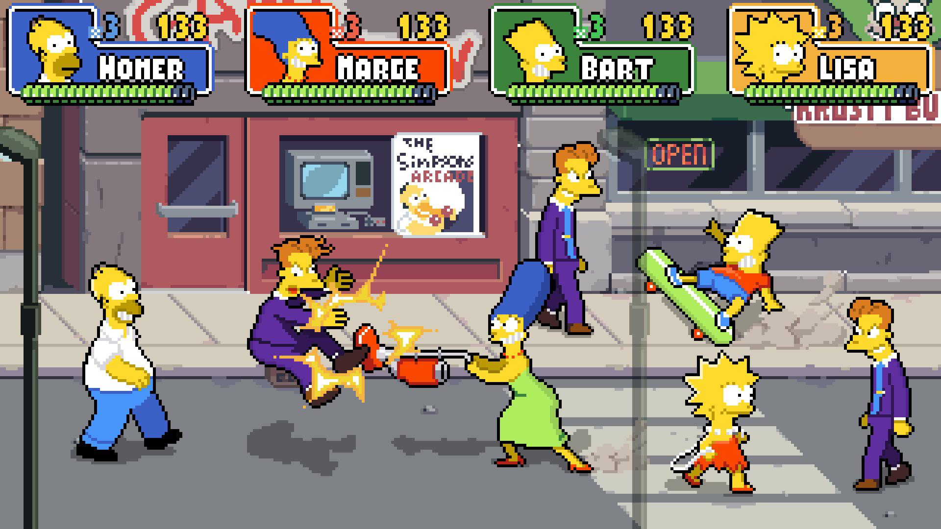 The Simpsons Arcade Game